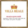 Black Olive Pate Tapenade, Villa Reale 180g