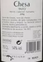 Merlot Cabernet Garnacha Somontano, Chesa 2014