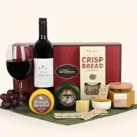 Pleasing Cheese and Wine Hamper