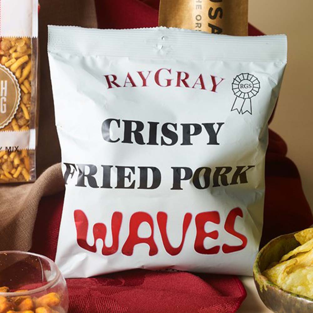 Crispy Pork Waves, RayGray Snacks 40g