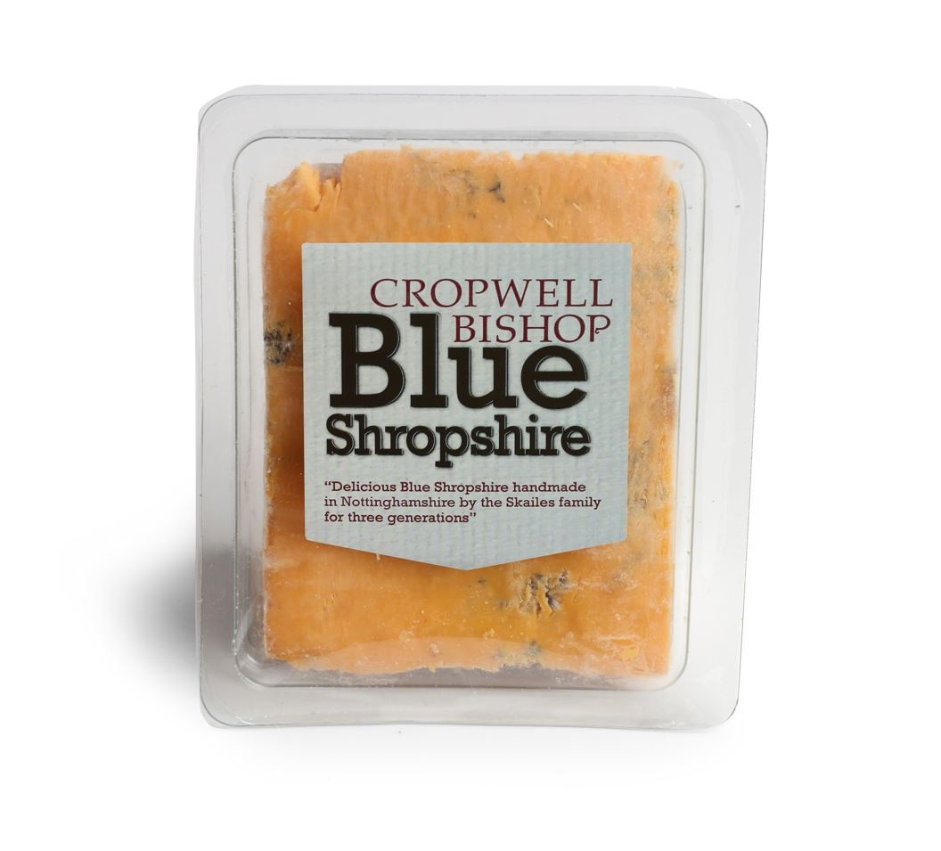 Blue Shropshire Wedge. Cropwell Bishop, 200g
